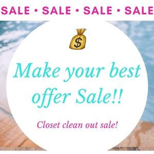 MAKE YOUR BEST OFFER SALE! Make your best offer!